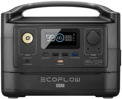 Зарядна станція EcoFlow RIVER Max (576 Вт·г)