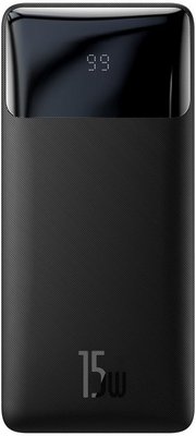 Зовнішній акумулятор Baseus Bipow Digital Display 15W 20000mAh Black